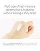 ROUND LAB 1025 Dokdo Lotion on back of hand showing fluid consistency with high moisture and no shine