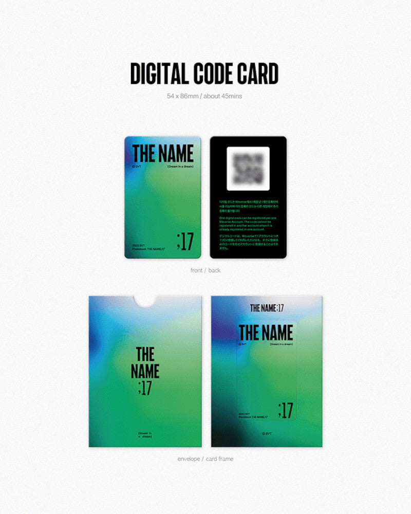 SEVENTEEN - 2022 SVT PHOTOBOOK THE NAME 17