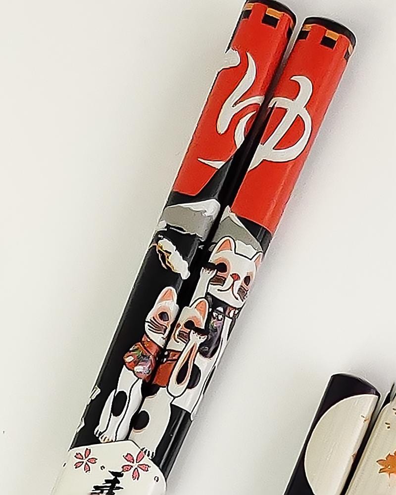 Japanese Maneki Neko Cat Chopsticks