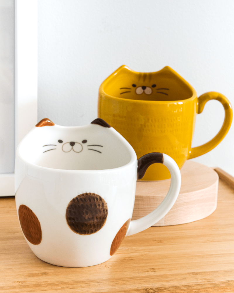 DECOLE Kannya Cat Ceramic Mug