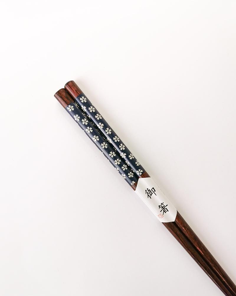 Shop Flower Petal Chopsticks in Blue