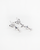 NYU NYU Dainty Butterfly Drop Earrings