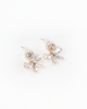 NYU NYU Flower Bow Drop Earrings