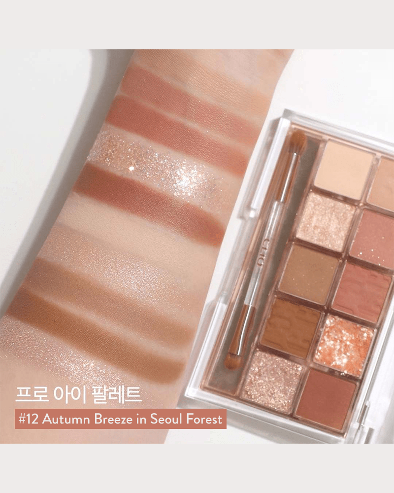 CLIO x AESPA Pro Eye Palette #12 Autumn Breeze in Seoul Forest