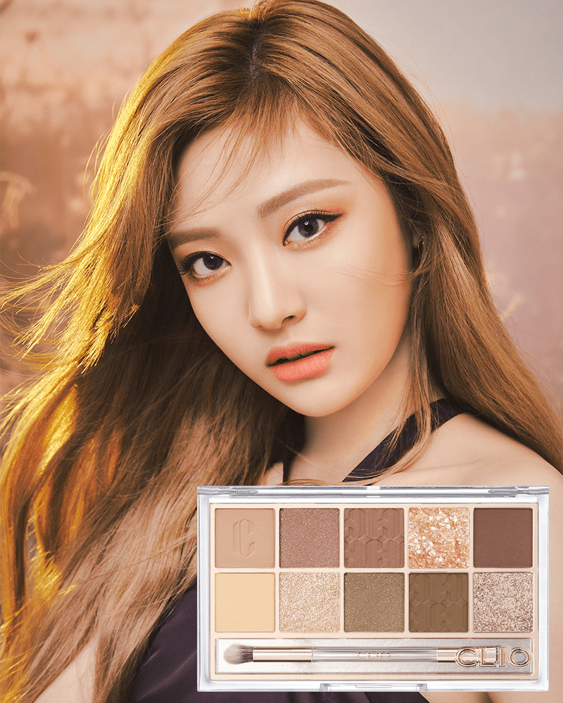 CLIO x AESPA Pro Eye Palette #12 Autumn Breeze in Seoul Forest