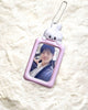 DUCKY WORLD Ddongle Pink Rabbit Photocard Holder Keyring