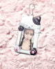 DUCKY WORLD Malang Tuxedo Nyang Cat Photocard Holder Keyring