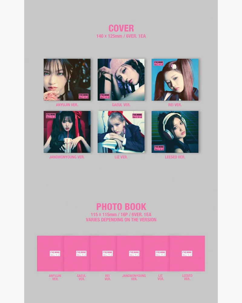 IVE - I'VE MINE (DIGIPACK VER. - 6 Versions)