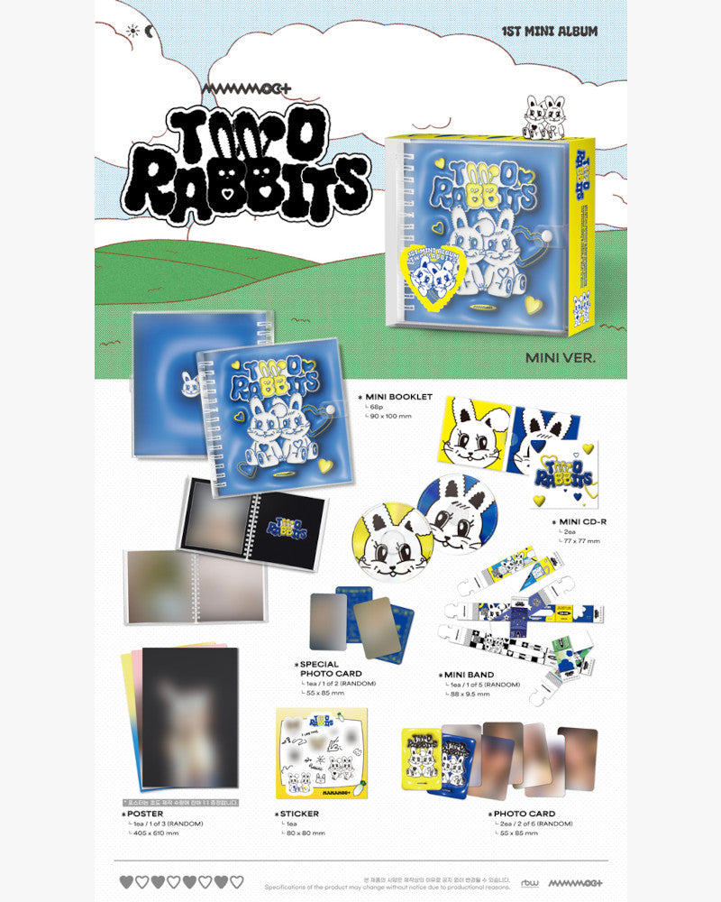 MAMAMOO+ - 1ST MINI ALBUM [TWO RABBITS] (MINI VER.)
