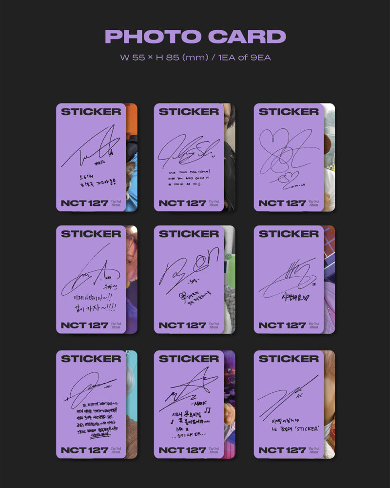 NCT 127 - 3rd Album [STICKER] (STICKER VER.)