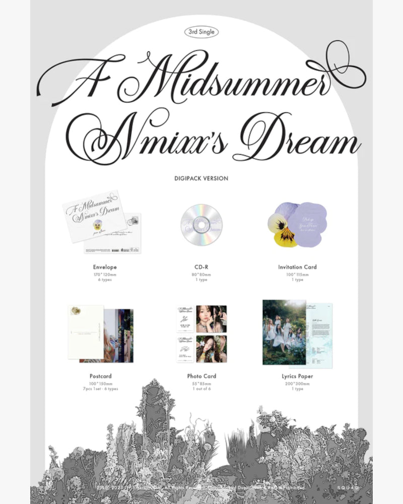 NMIXX - A MIDSUMMER NMIXX'S DREAM (DIGIPACK VER.) (6 VERSIONS)