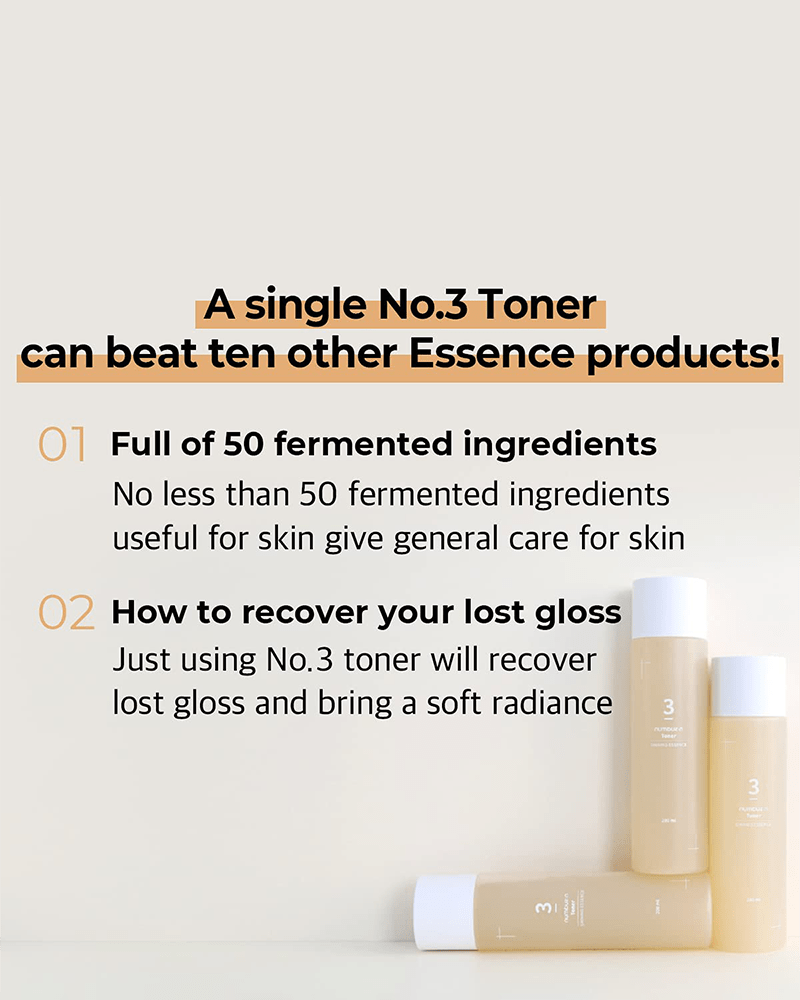 numbuzin No.3 Super Glowing Essence Toner