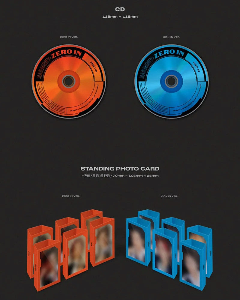 P1Harmony - HARMONY : ZERO IN (4TH Mini Album) (2 Versions)