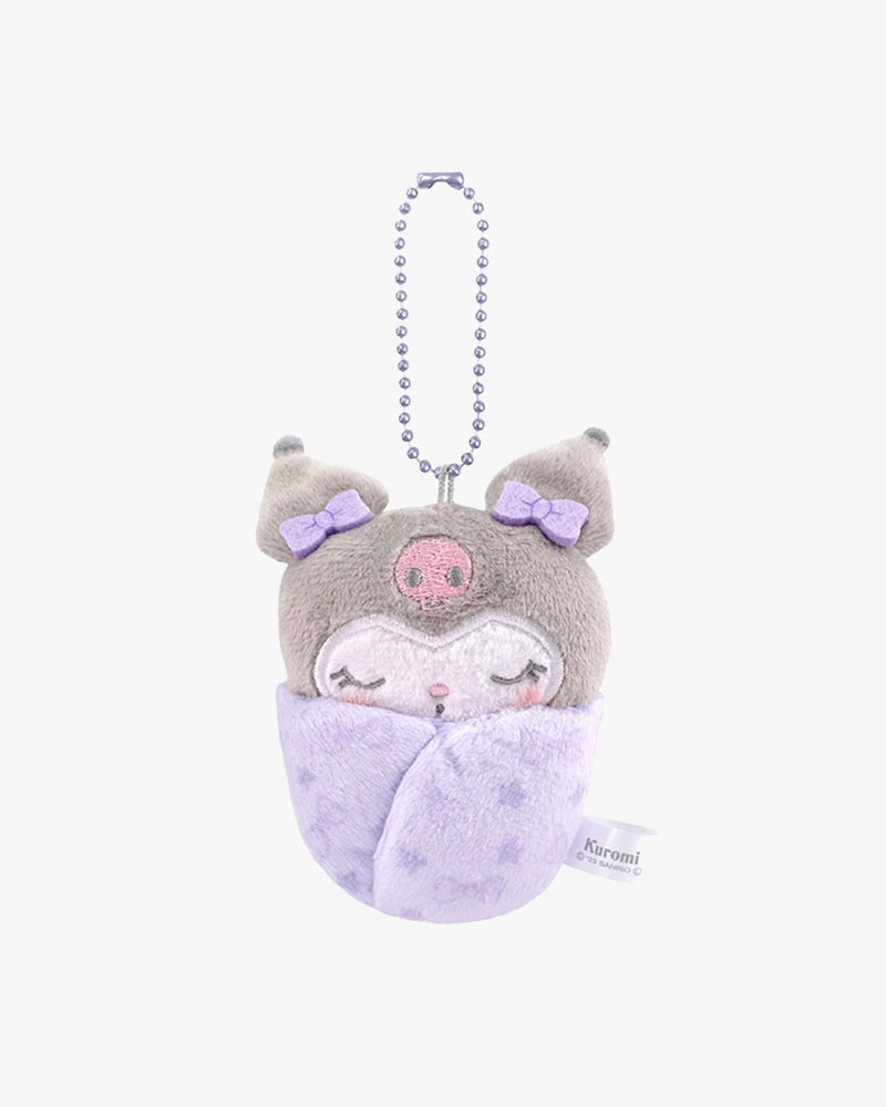 Sanrio© Kuromi Swaddling Mascot Keychain