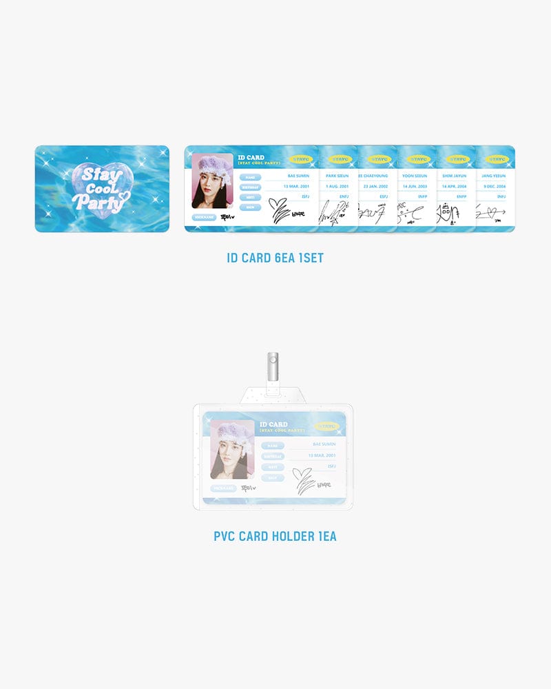 STAYC Stay Cool Party Profile & ID Card Set