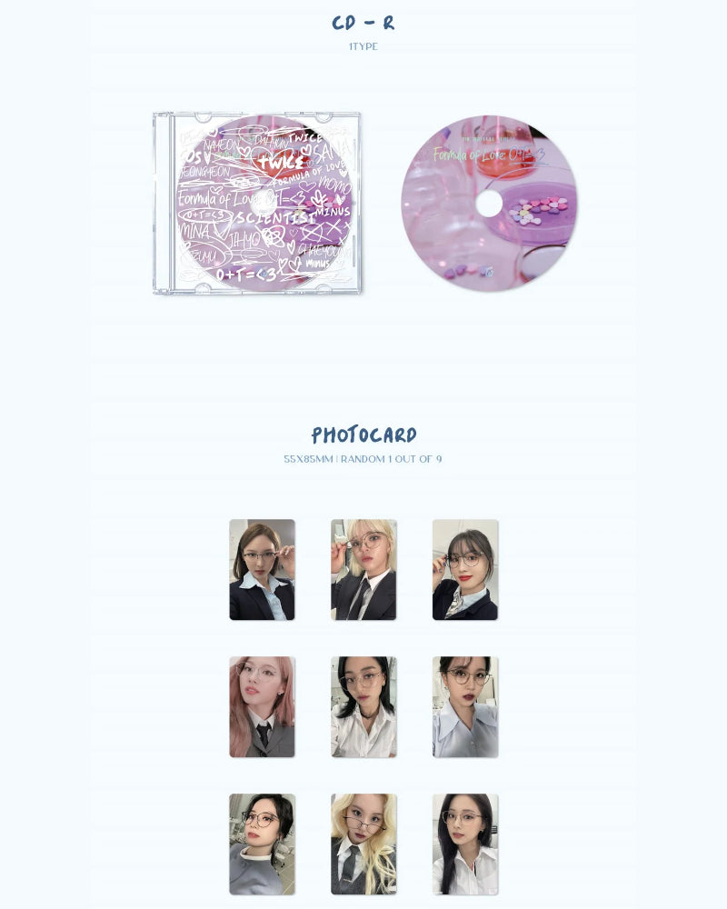 TWICE - 3rd Album [FORMULA OF LOVE: O+T=<3] RESULT FILE VER.