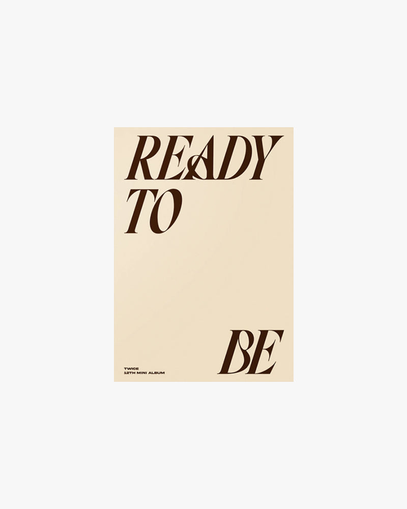 TWICE - READY TO BE (12TH MINI ALBUM) (3 VERSIONS)