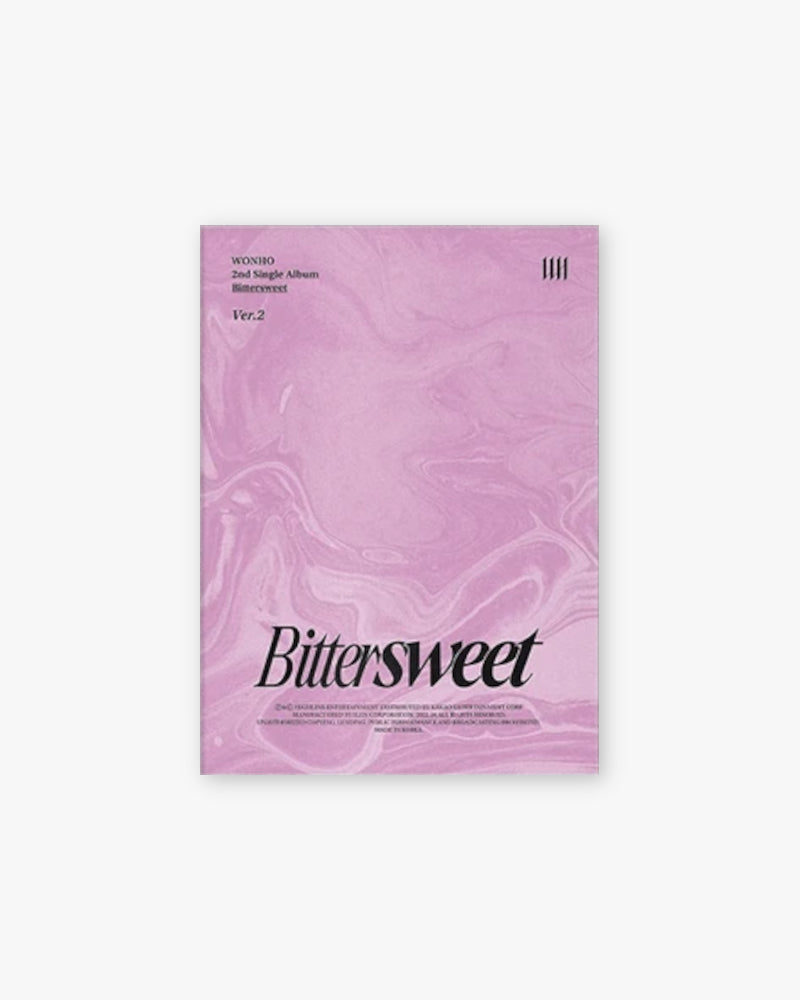 WONHO - BITTERSWEET (2ND Single Album) (3 VERSIONS)